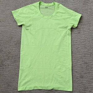 Lululemon Athletica Lime Green Short Sleeve Tee